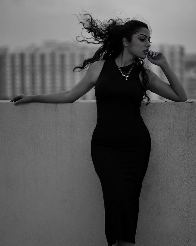 Adorable Pics Of Varsha Bollamma In Colorful Dress